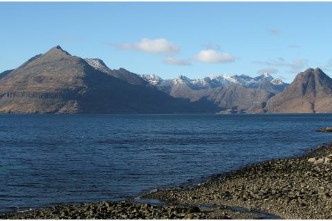 Skye's famous Cuillins mountains