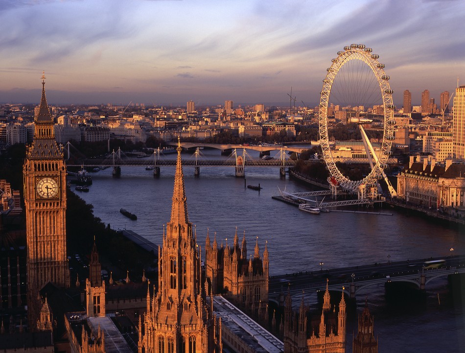 London Eye and River Thames